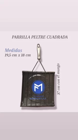 PARRILLA PELDRE CUADRADA GRANDE