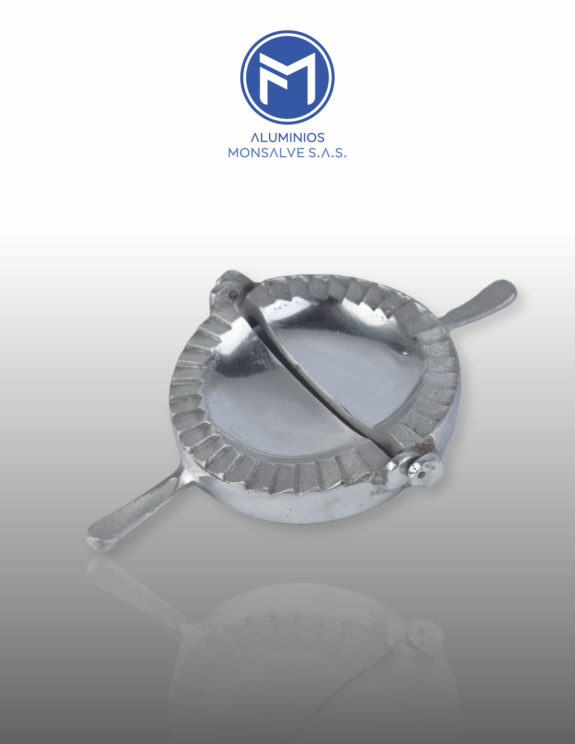 Molde de  empanada De aluminio grande