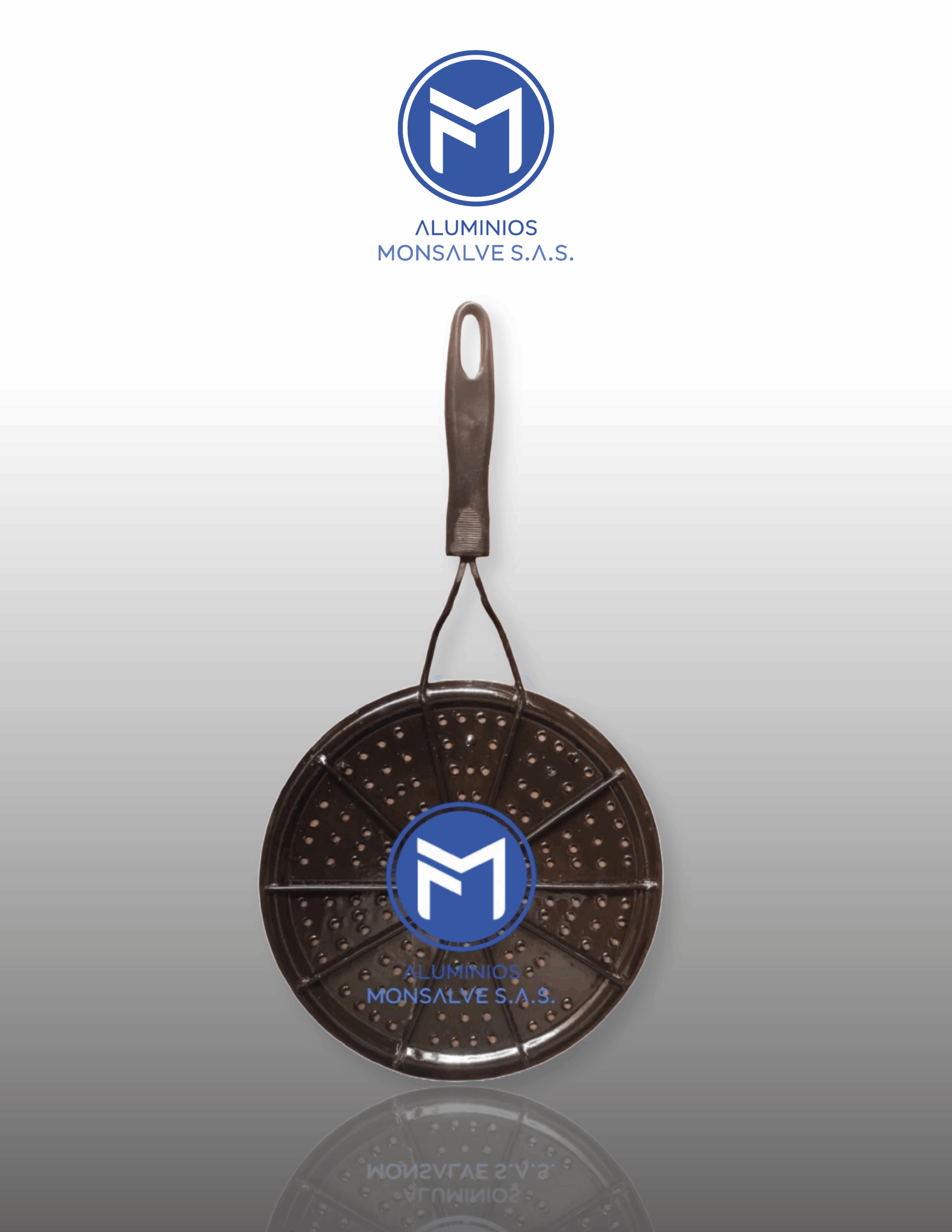 Parrilla peltre redonda