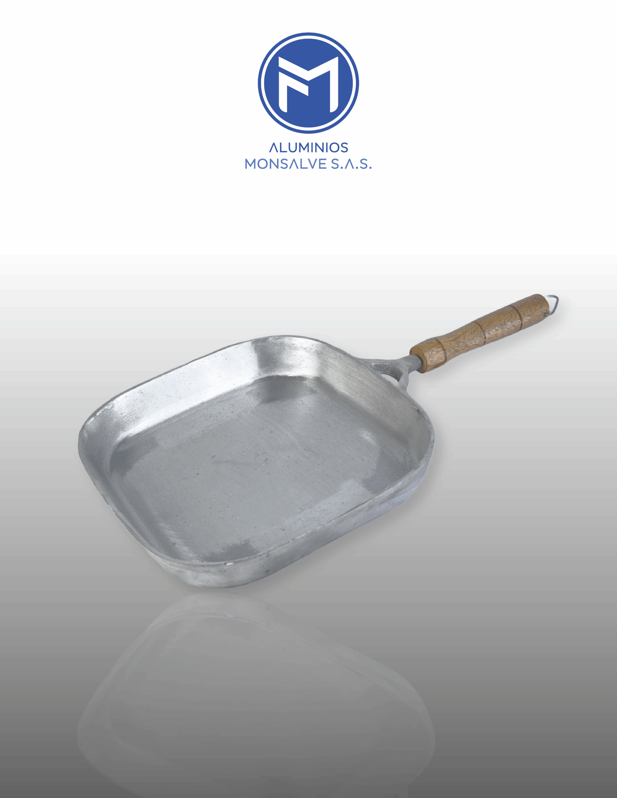 Sarten  cuadrado liso 1